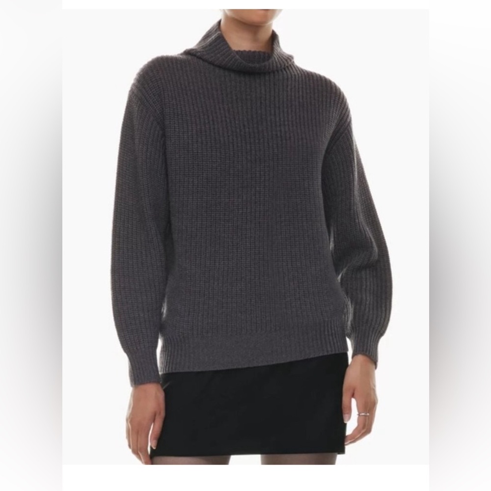 Wilfred Montopellier turtleneck, small, taupe-grey in colour, good condition